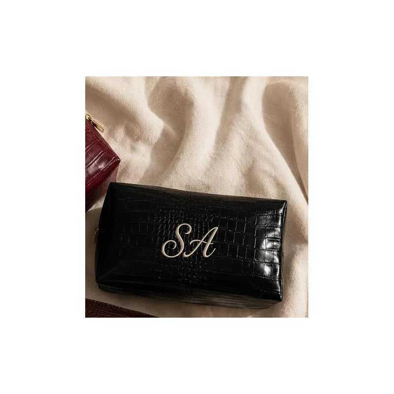 Custom-Made Makeup Bag Crocodile Storage Bag