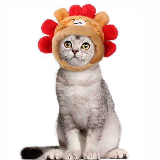 Cute Hedgehog Windproof Decorative Mask for Cats and Small Dogs