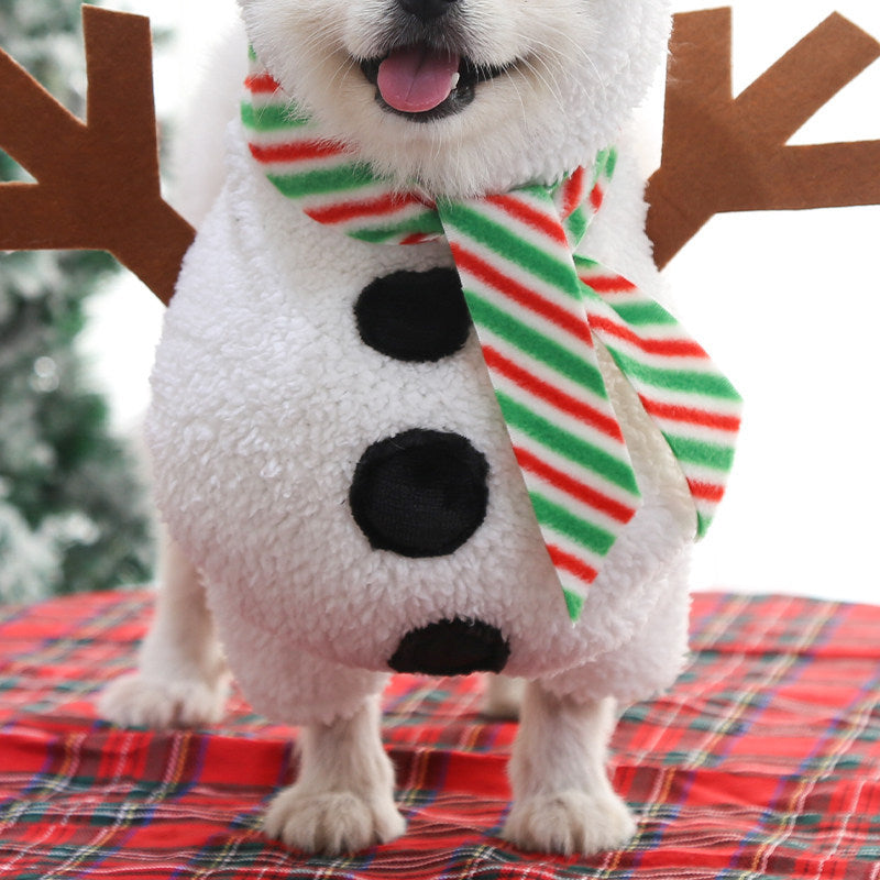Snowman Dog costume