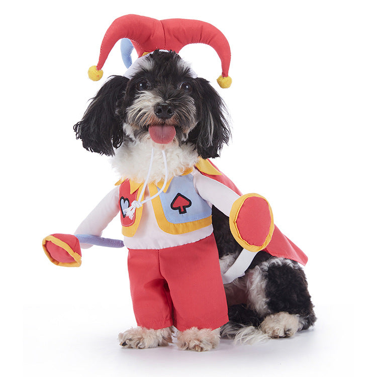 Standing funny dog costume