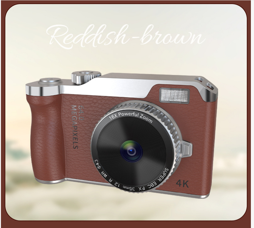 Digital Camera Retro 4K HD Portable Camera