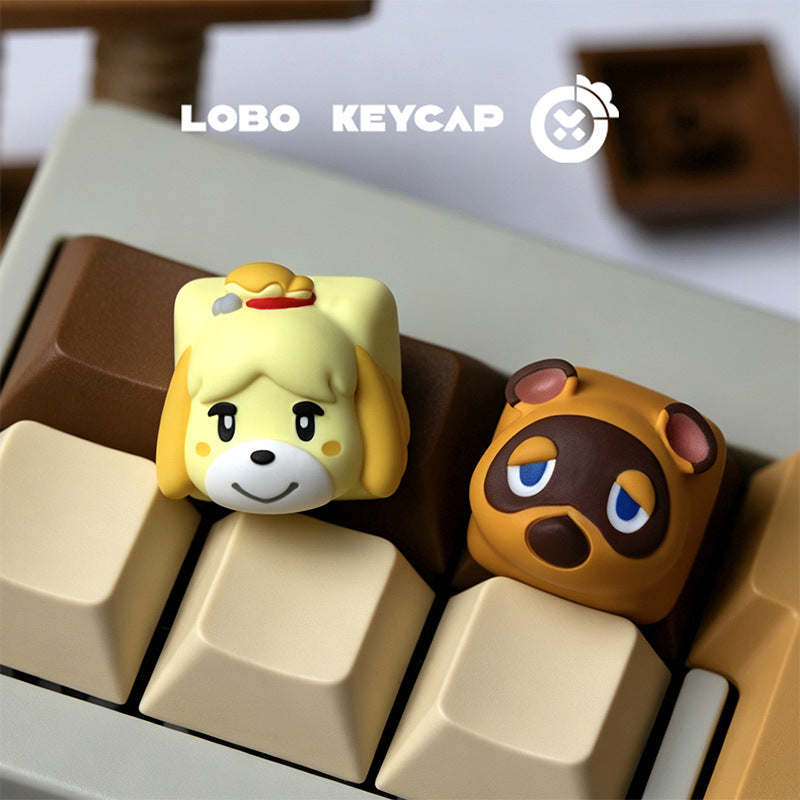 Animal Crossing Series Custom Resin Keycaps, Cute Creative Keyboard Caps, Personalized Key Cap