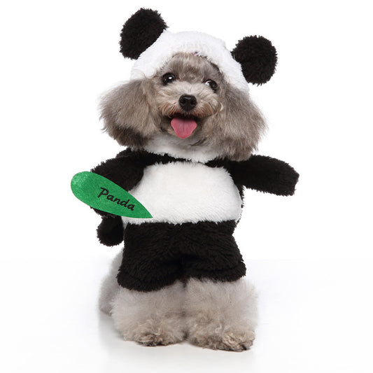Thickened Dog Panda Coat