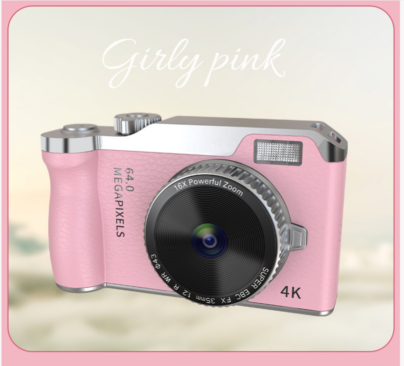 Digital Camera Retro 4K HD Portable Camera