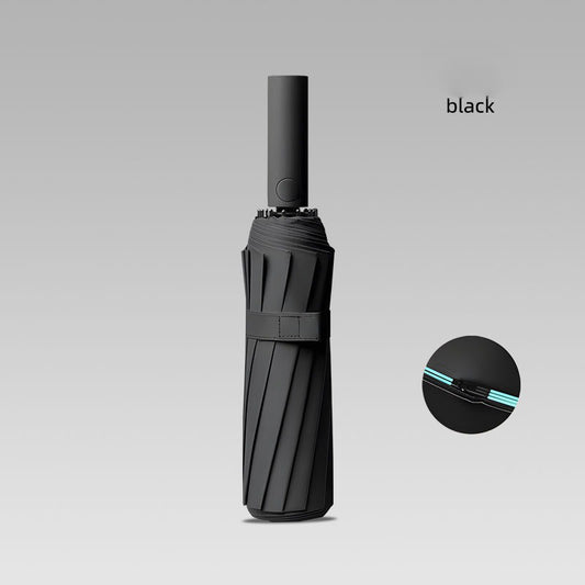 Automatic large folding umbrella