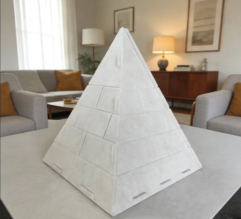Splicing Felt Pyramid Cat Nest